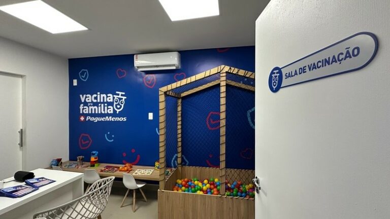 Pague Menos inaugura 1ª sala de vacinação infantil em farmácias do Brasil
