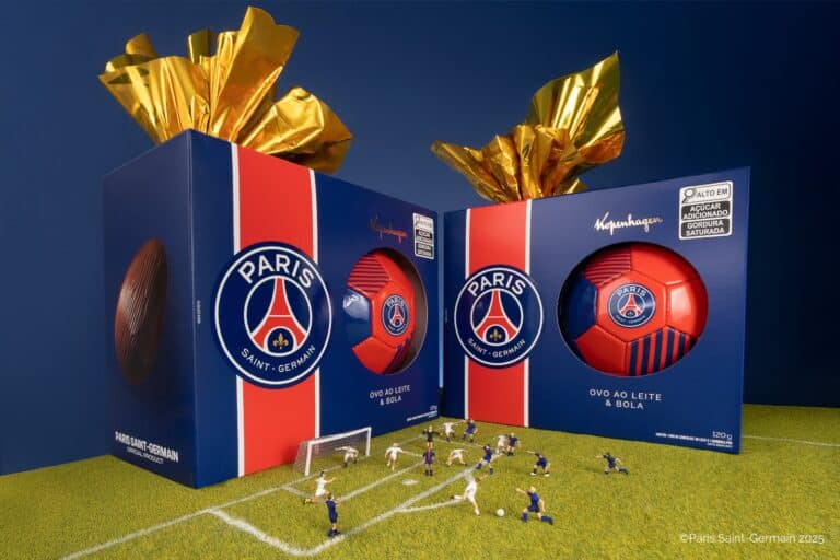 Kopenhagen lança ovos do Manchester City e PSG para a Páscoa