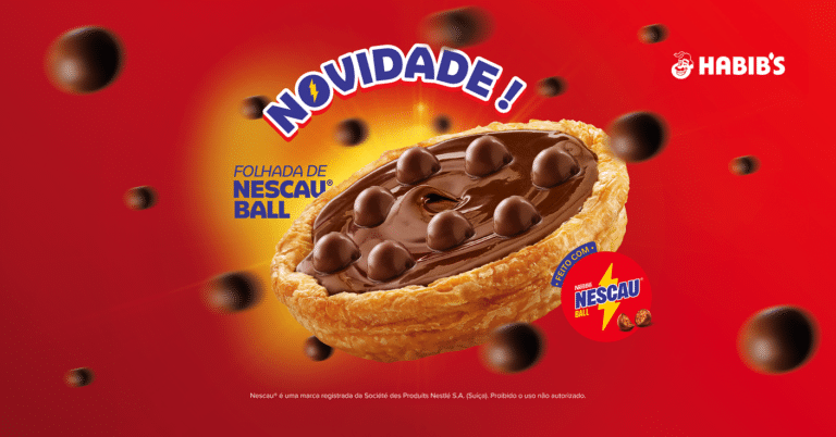 Habib’s lança folhada de Nescau® Ball e traz de volta  a clássica Bib’sfiha de espinafre