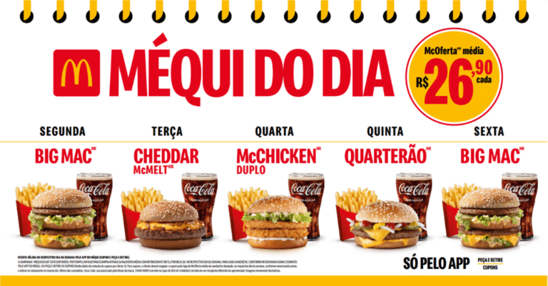 Nova promoção do McDonald’s traz McOferta de clássicos por R$26,90