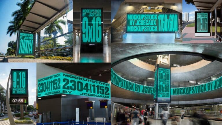 JCDecaux e Euphoria Creative lançam primeira plataforma gratuita de mockups para OOH no Brasil