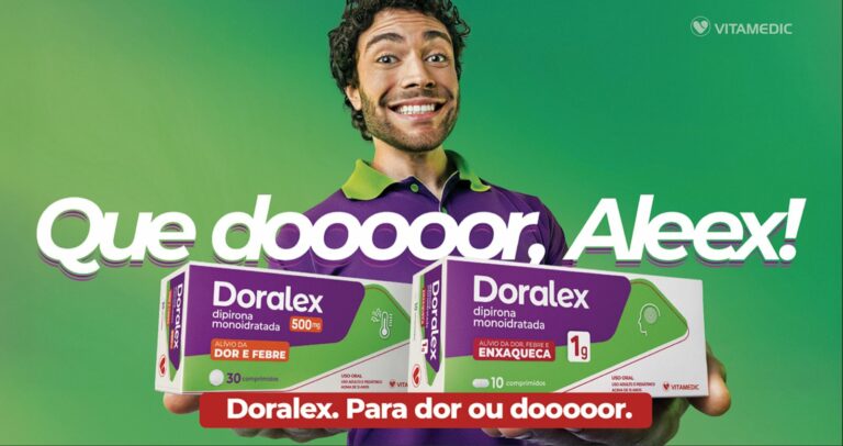 A agência Pátria assina a nova campanha do analgésico Doralex, da Vitamedic
