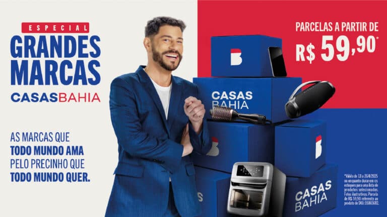 Evaristo Costa estrela nova campanha da Casas Bahia