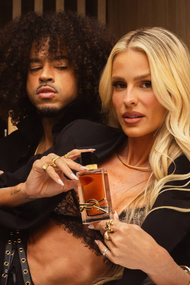 L7nnon e Yasmin Brunet estrelam campanha de Dia dos Namorados de Yves Saint Laurent Beauty