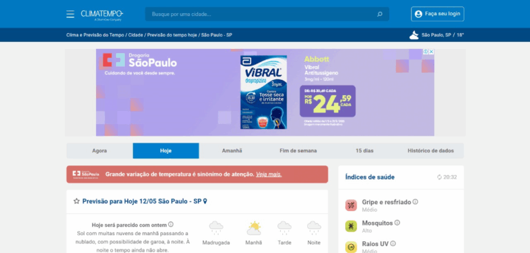 Em ação inédita, DPSP e Climatempo combinam dados para incentivar vacinação contra gripe
