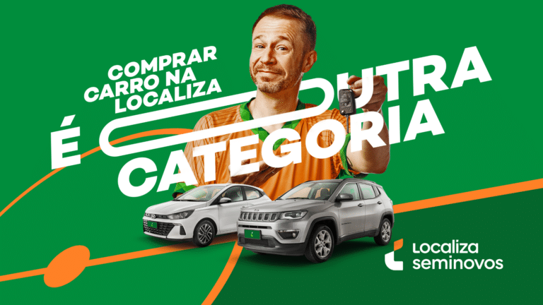 Tiago Leifert estrela campanha de Localiza Seminovos para reforçar a qualidade e confiança na compra do carro seminovo