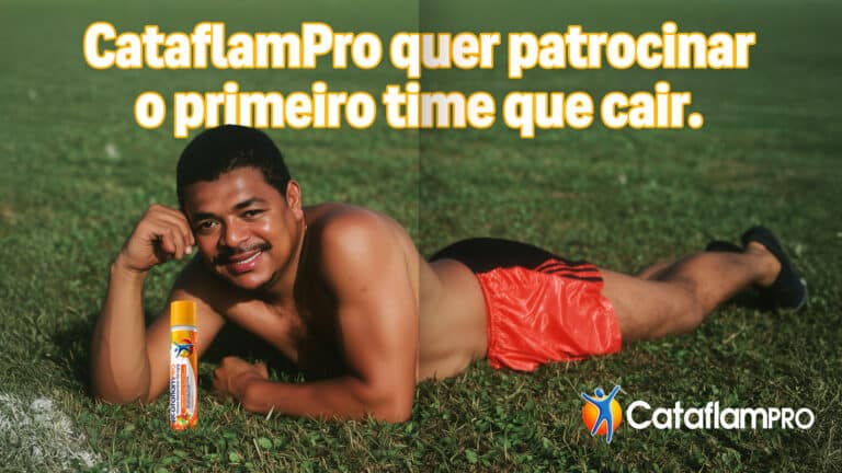 CataflamPRO irá patrocinar o primeiro time que cair no Brasileirão