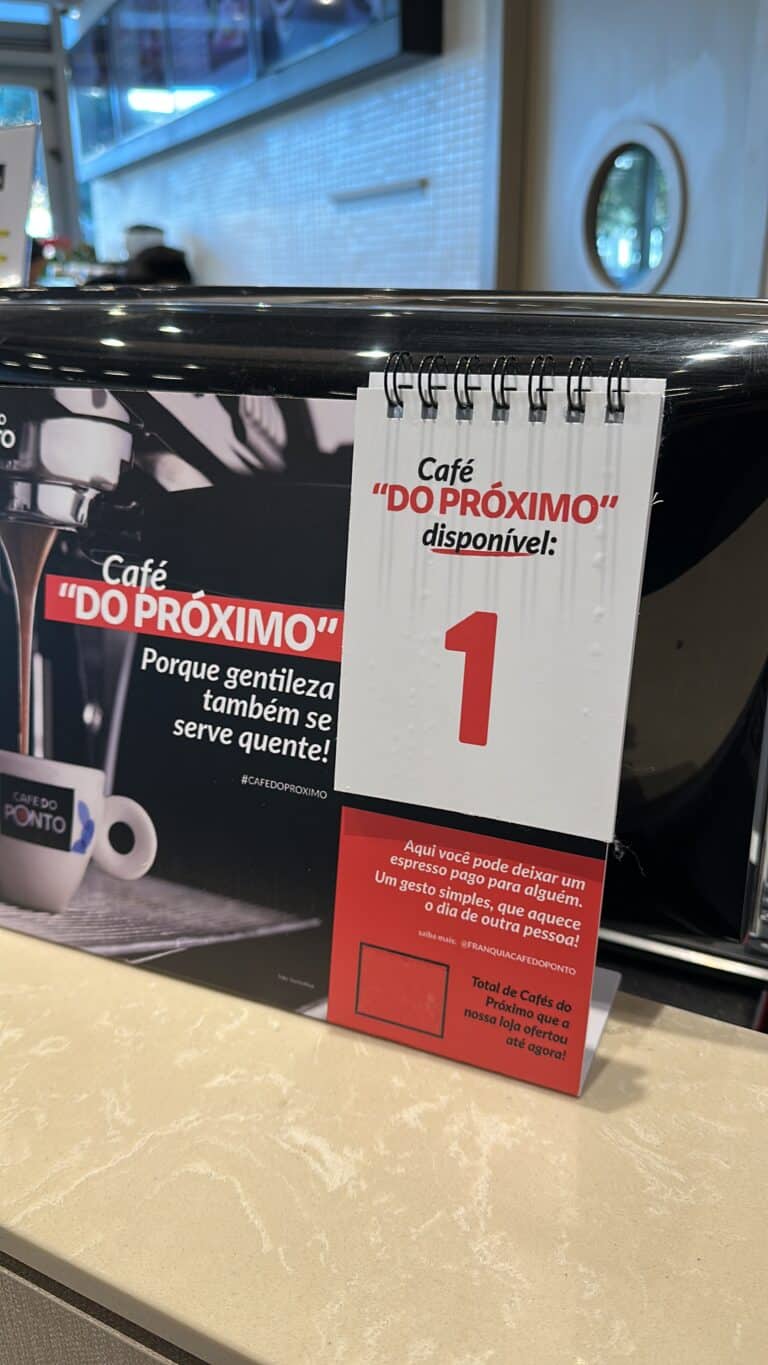 Café do Próximo: Café do Ponto e Casa Pilão lançam movimento de gentileza nas cafeterias