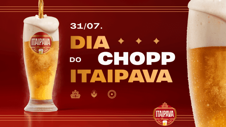 Itaipava se antecipa ao Dia da Cerveja e cria o Dia do Chopp Itaipava, inaugurando data no calendário cervejeiro