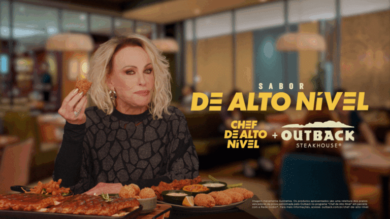 Outback Steakhouse lança campanha “Sabor de Alto Nível” em parceria com novo reality culinário da TV Globo