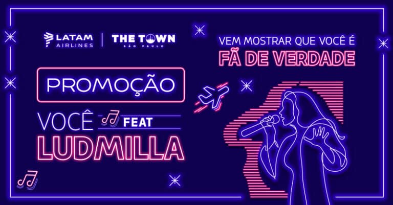 LATAM Airlines e Spotify buscam super fãs de LUDMILLA em ação inédita e oferecem experiência exclusiva com a artista
