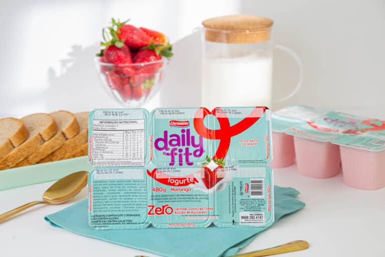 Ehrmann lança linha de iogurtes Daily Fit no Brasil