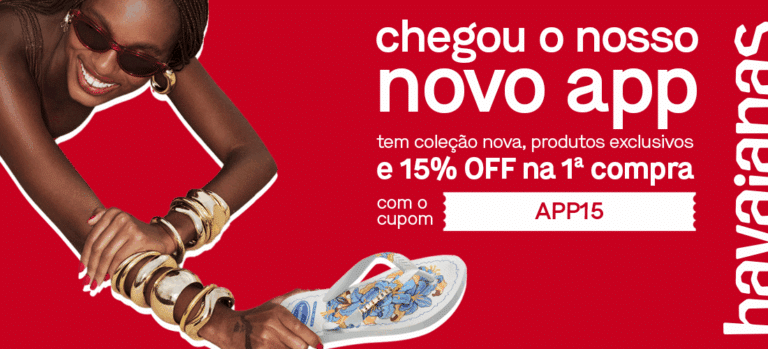 Havaianas lança primeiro app com vantagens exclusivas e acesso antecipado a coleções