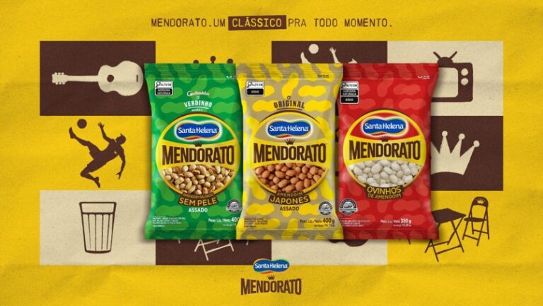 Mendorato lança Ovinhos e apresenta nova família de snacks de amendoim “Clássicos”