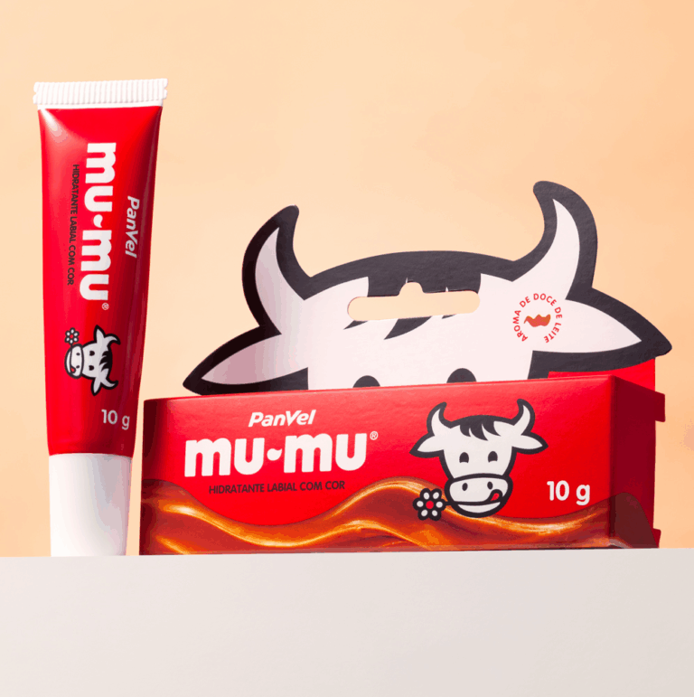 Panvel lança hidratante labial de doce de leite em parceria com a Mu-Mu