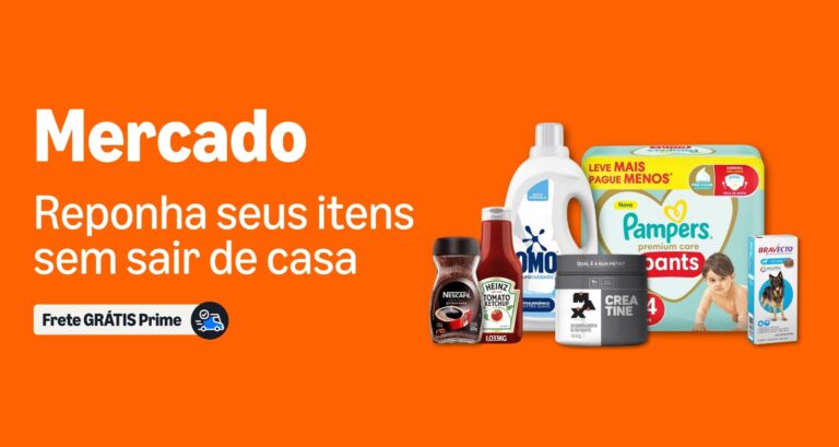 Amazon Mercado: Uma nova forma de comprar itens do dia a dia