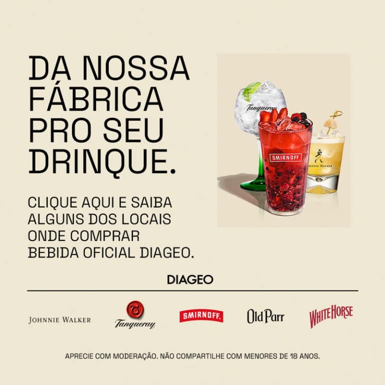 Diageo lança movimento nacional para fortalecer confiança e transparência na compra de bebidas no Brasil