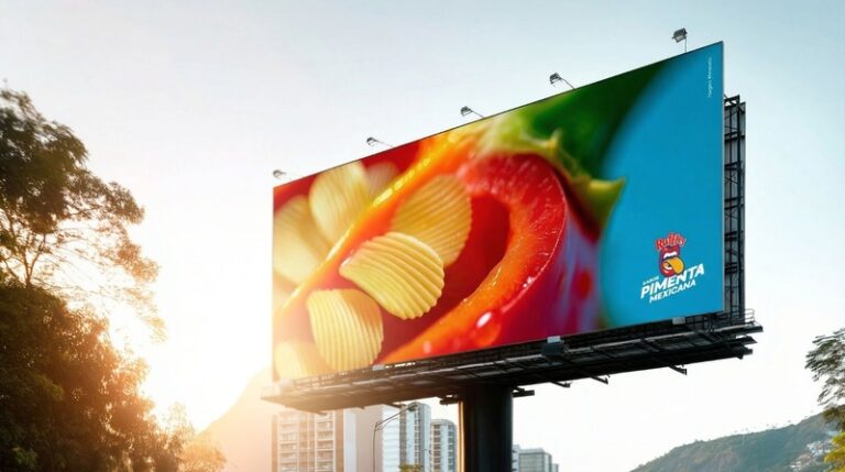 Batata, pimenta e criatividade: RUFFLES® transforma “pensamento aleatório” em mídia OOH com ensaio fotográfico que parece IA, mas é real
