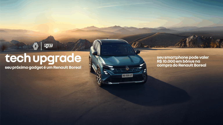 Renault e Fast Shop transformam smartphones em bônus de R$ 10 mil para compra do novo Boreal