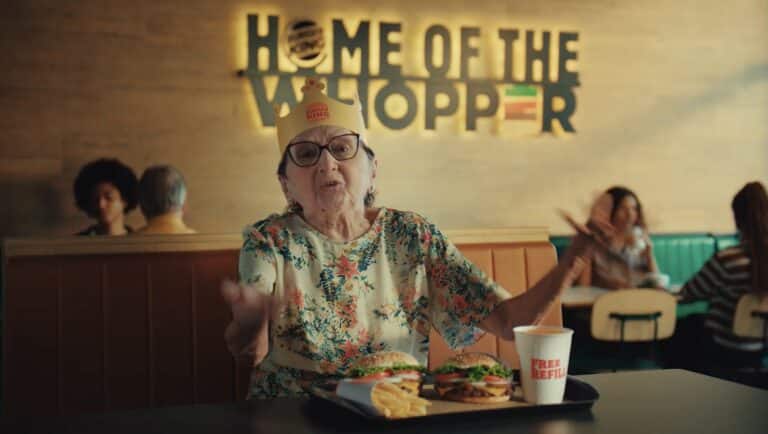 Tânia Maria usa propaganda do Burger King® para convocar a torcida brasileira pelas indicações inéditas do cinema nacional