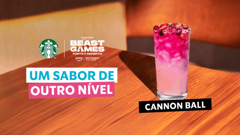 Starbucks e MrBeast se unem para apresentar a bebida Cannon Ball aos fãs no Brasil