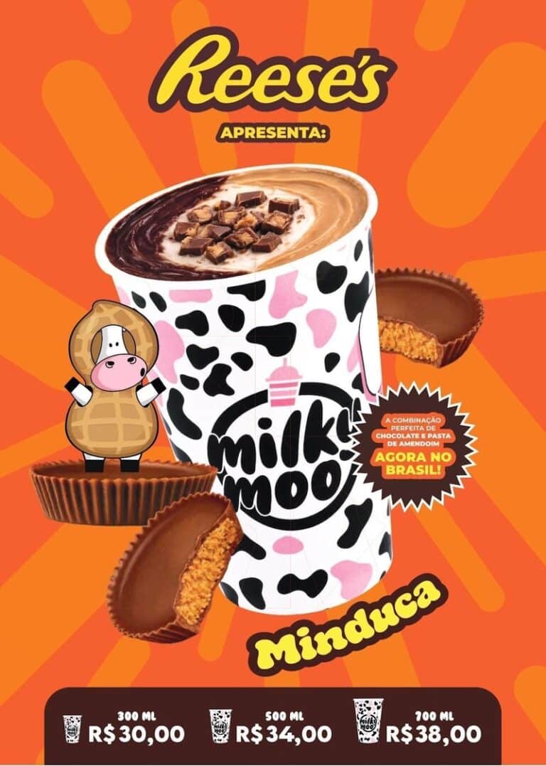 Reese’s e Milky Moo se unem para lançar milkshake exclusivo no Brasil