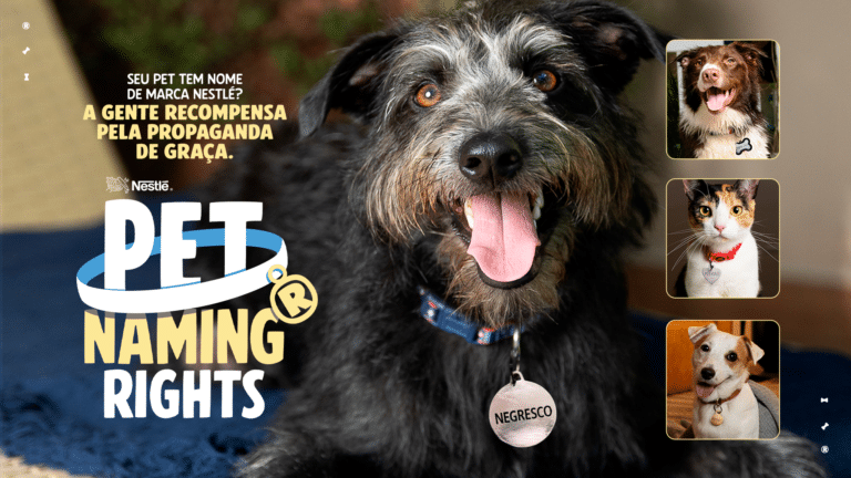 Em nova campanha, Nestlé paga naming rights para tutores de pets com nomes de suas marcas