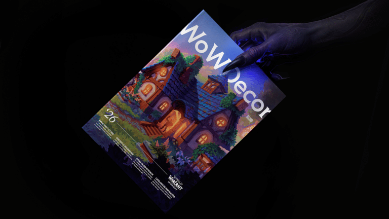 Blizzard lança revista de decoração WoW Decor a partir de criações brasileiras no housing de World of Warcraft