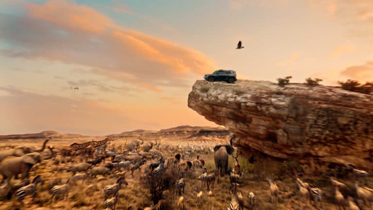 Campanha do novo Jeep Renegade 2026 criada pela Leo com referências a O Rei Leão filmada no Vale do Catimbau em Pernambuco