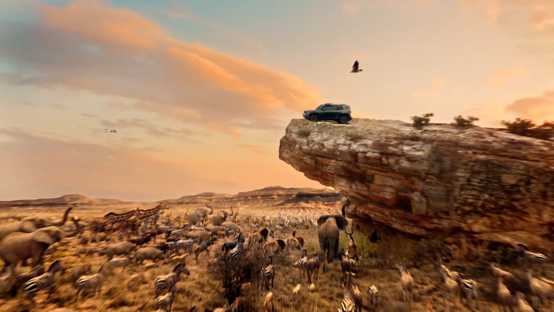 Campanha do novo Jeep Renegade 2026 criada pela Leo com referências a O Rei Leão filmada no Vale do Catimbau em Pernambuco