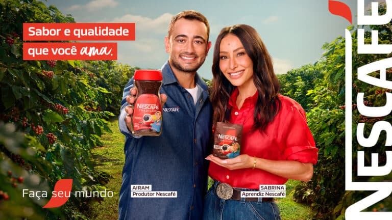 Sabrina Sato descobre ‘nova profissão’ com NESCAFÉ® e se torna aprendiz de produtores de café da vida real em nova campanha