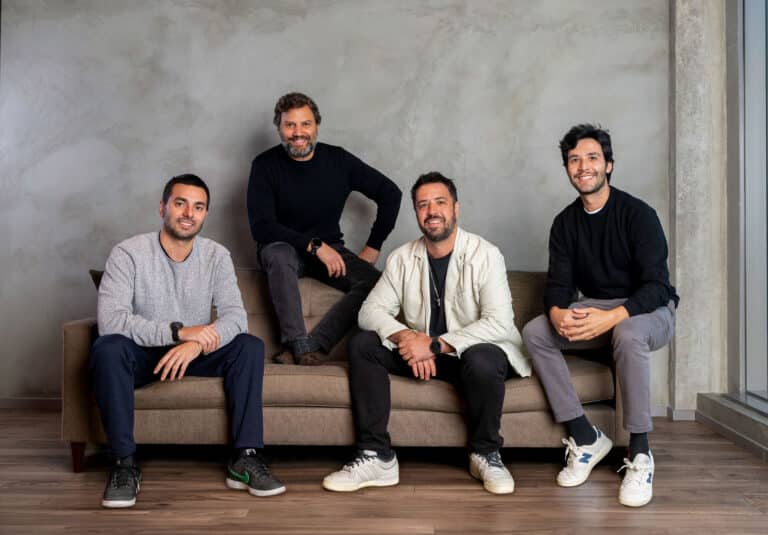 Nathan Leitão, Vinicius B. Reis, Gabriel Netto e Renyer Santos da agência Bob, nova afiliada do Stagwell na América Latina, abril de 2026