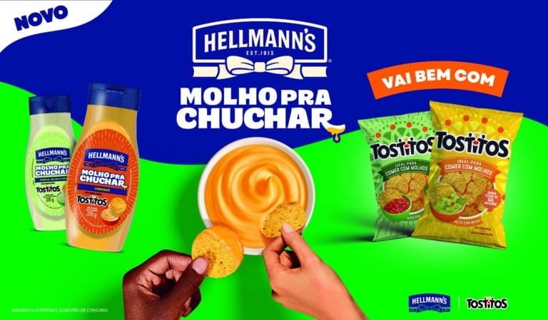 Hellmann’s e Tostitos® lançam linha de molhos para “chuchar” em parceria inédita