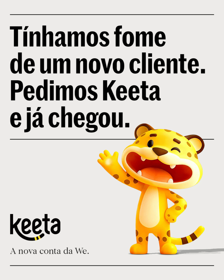Keeta firma parceria com a We para fortalecer estratégia de mídia e performance no Brasil