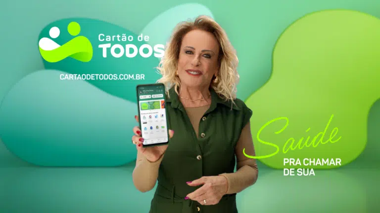 Ana Maria Braga retorna como embaixadora do Cartão de TODOS na campanha Saúde para chamar de sua dos 25 anos da marca em abril de 2026
