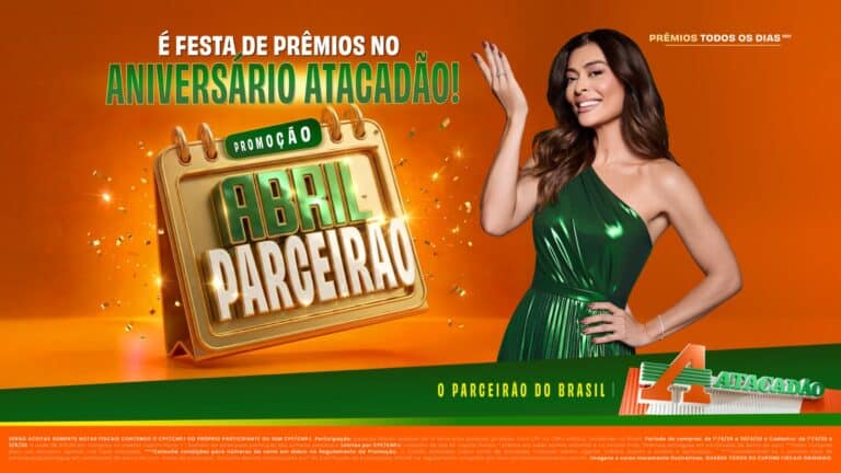 Atacadão celebra 64 anos e sorteia mais de R$ 3 milhões em prêmios em todo o Brasil