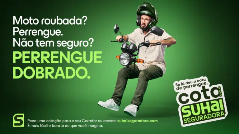 Ed Gama protagoniza campanha da Suhai Seguradora criada pela Ampfy com o conceito Se já deu a cota de perrengue cota com a Suhai, lançada em abril de 2026