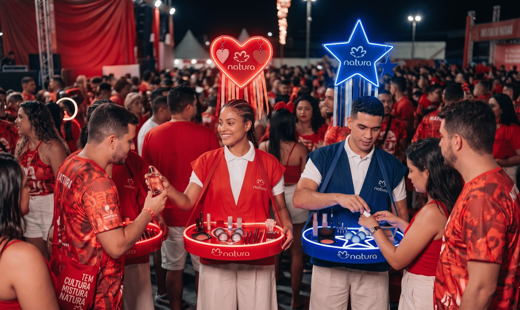 Natura retorna ao Festival de Parintins 2026 como marca de beleza oficial com blitz de maquiagem camarote e edições colecionáveis de Ekos Cupuaçu