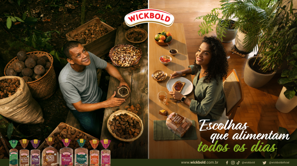 Wickbold lança campanha Escolhas que alimentam todos os dias criada pela EZS Comunicação conectando origem dos ingredientes e biodiversidade em 2026