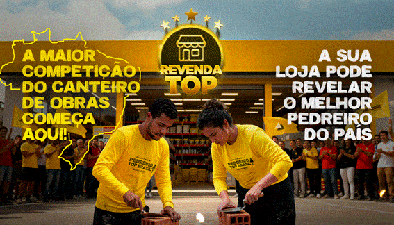 Quartzolit abre inscrições para Revenda Top 2026 até 12 de junho para eleger revendas que sediarão etapas regionais do Pedreiro Top Brasil