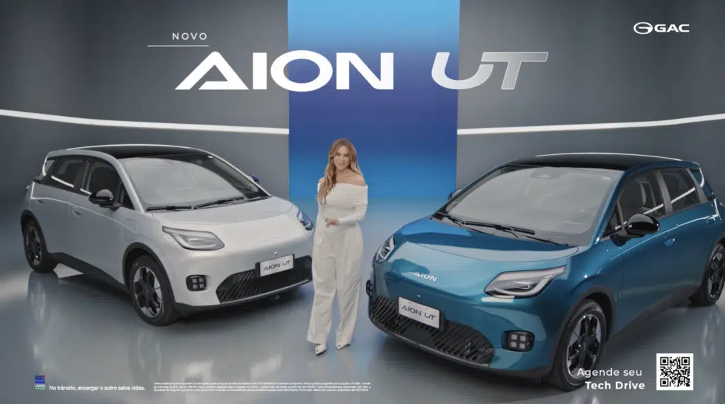 GAC lança campanha Olhos do AION UT com Paolla Oliveira para apresentar primeiro hatch urbano 100 por cento elétrico da marca no Brasil em junho de 2026