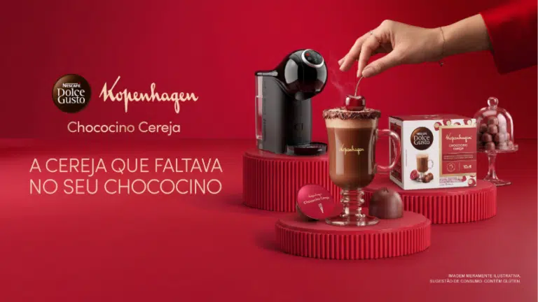 Nescafé Dolce Gusto e Kopenhagen lançam Chococino Cereja por R$ 27,90 no São Paulo Coffee Festival em junho de 2026