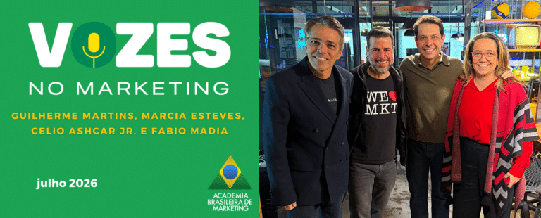 Guilherme Martins, Vice-Presidente de Marketing da Diageo Brasil, durante entrevista no Vozes no Marketing