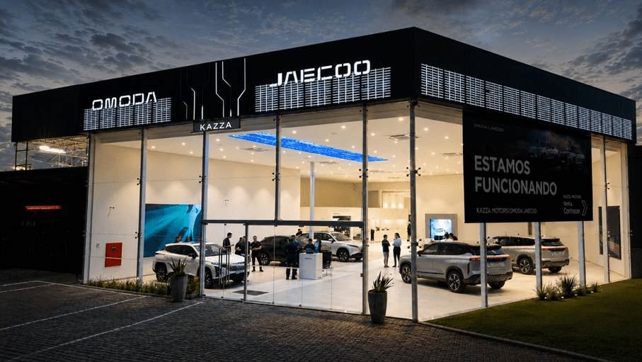 OMODA e JAECOO alcança 100 concessionárias no Brasil em junho de 2026 e prevê 150 unidades até o fim do ano em 25 estados