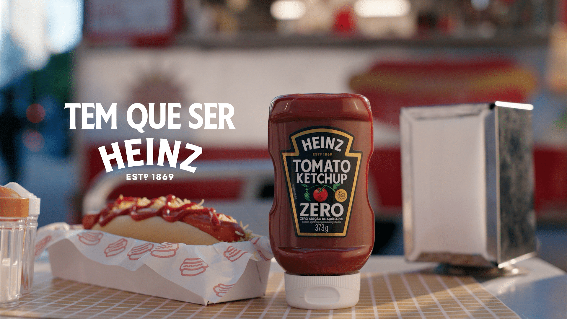 Heinz Ketchup Zero campanha '0% açúcar, 100% Heinz' para consumidores que querem aproveitar mais