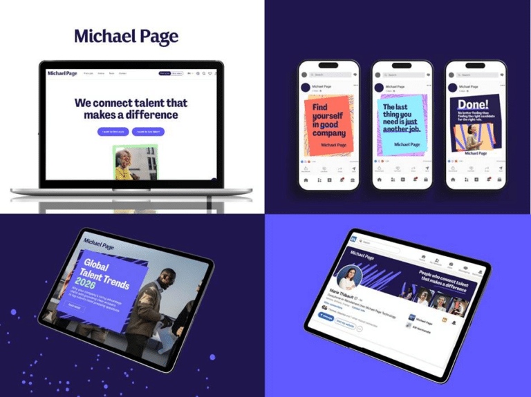 Michael Page rebranding global 50 anos marca unificada talentos