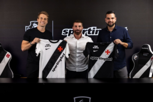 Sportingbet Vasco patrocínio master Pedrinho Antonio Forjaz João Vítor Assunção