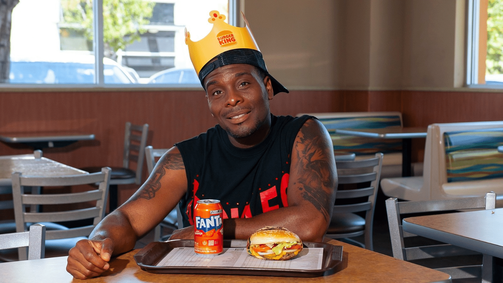 Kel Mitchell Burger King Fanta Laranja Whopper campainha nostalgia sitcoms