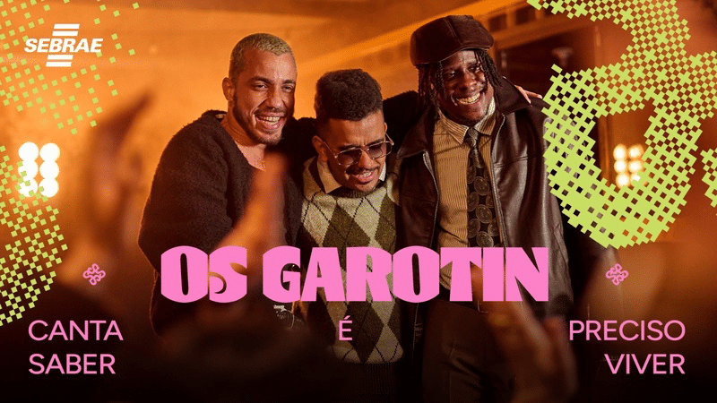 Os Garotin Sebrae Nosso Canto videoclipe Porto Alegre Marguerita's Pizzas