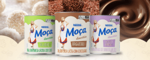 Piracanjuba Nestlé Linha Moça Doceria brigadeiro beijinho chocolate